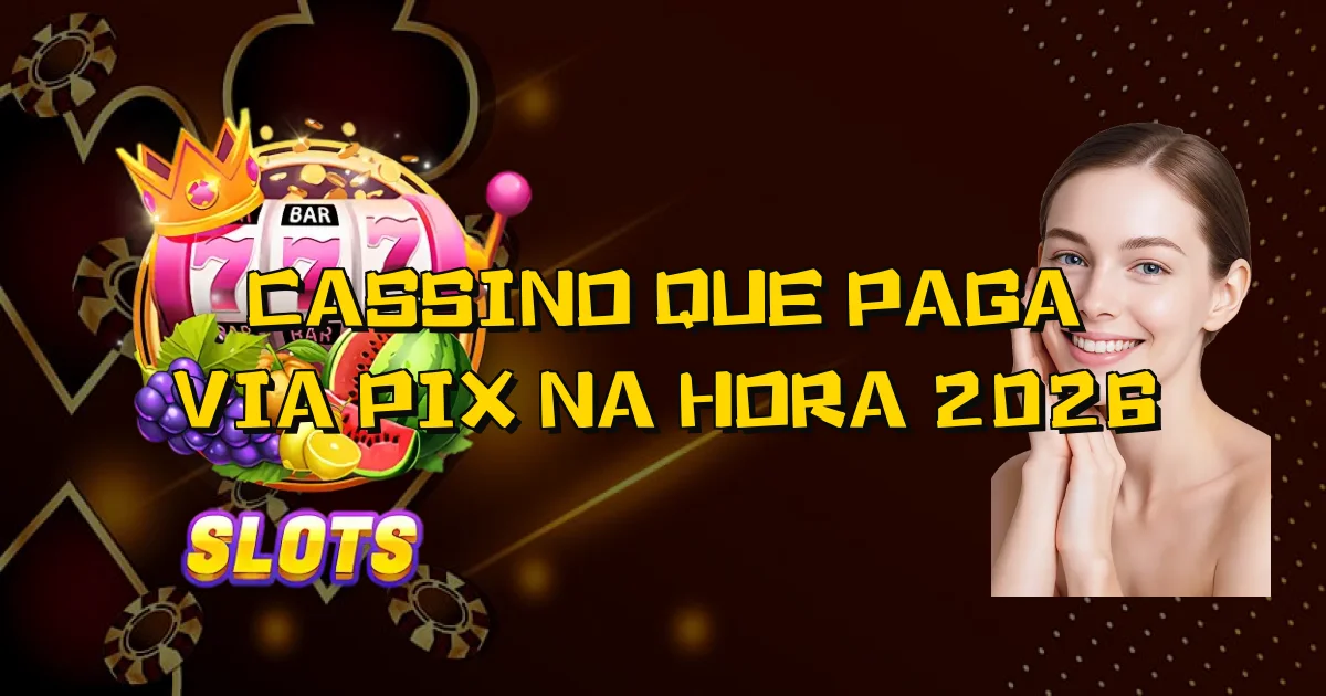 Cassino Que Paga Via Pix Na Hora 2026 Oficial