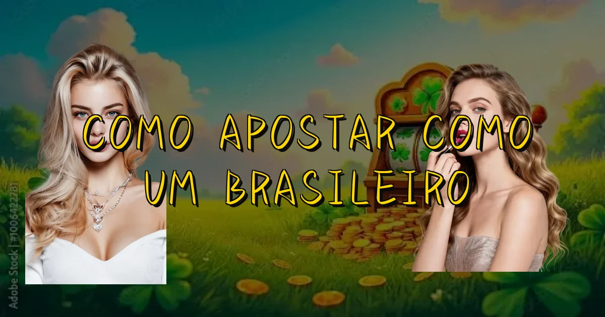 Como Apostar Como Um Brasileiro Oficial