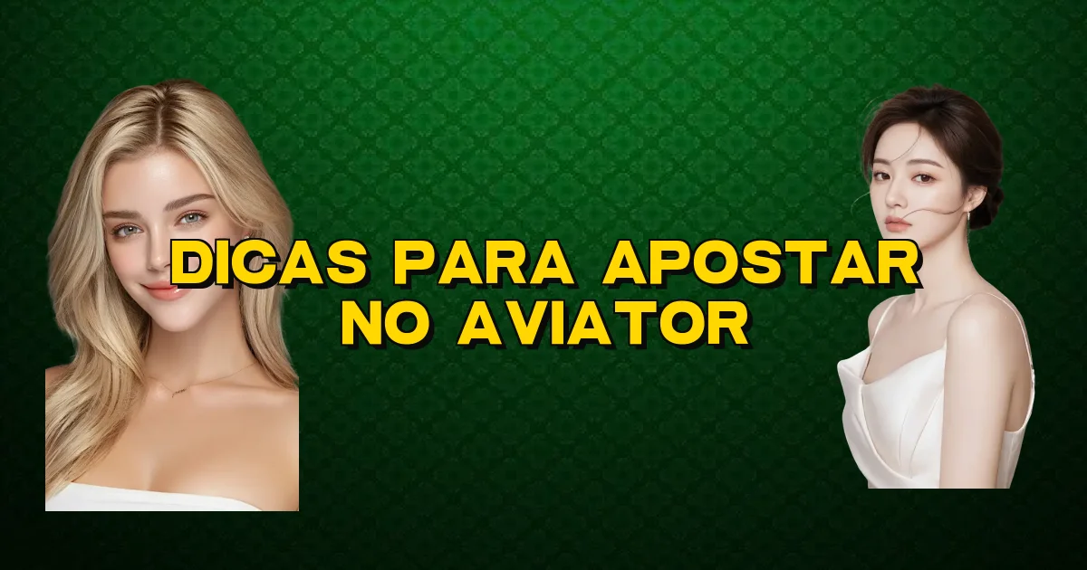Dicas Para Apostar No Aviator Oficial