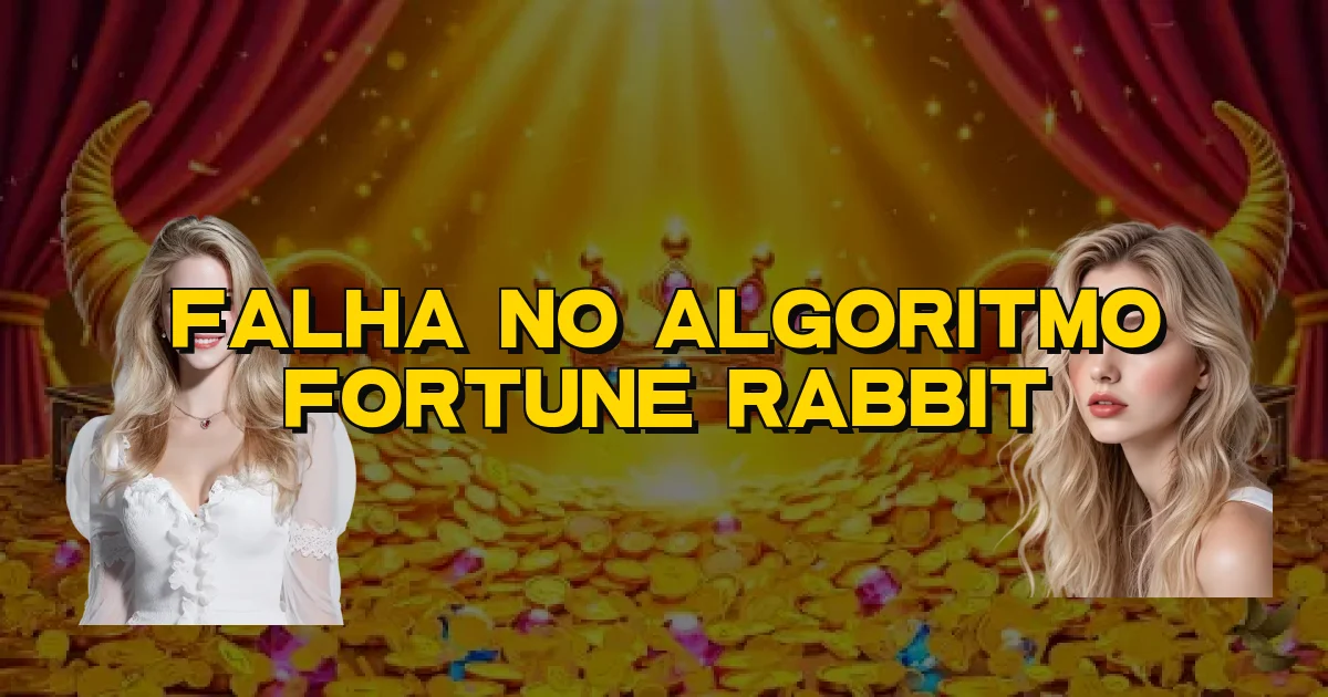 Falha No Algoritmo Fortune Rabbit Oficial