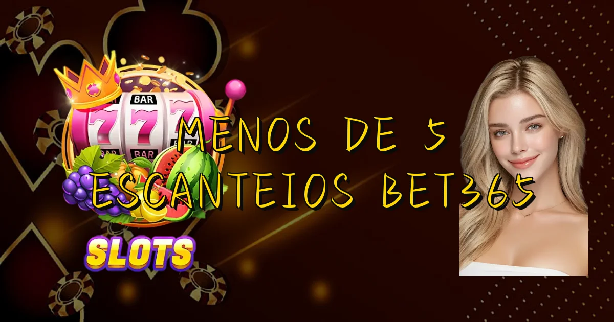Menos De 5 Escanteios Bet365 Oficial