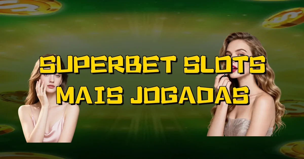 Superbet Slots Mais Jogadas Oficial